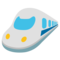 High-Speed Train emoji on Google